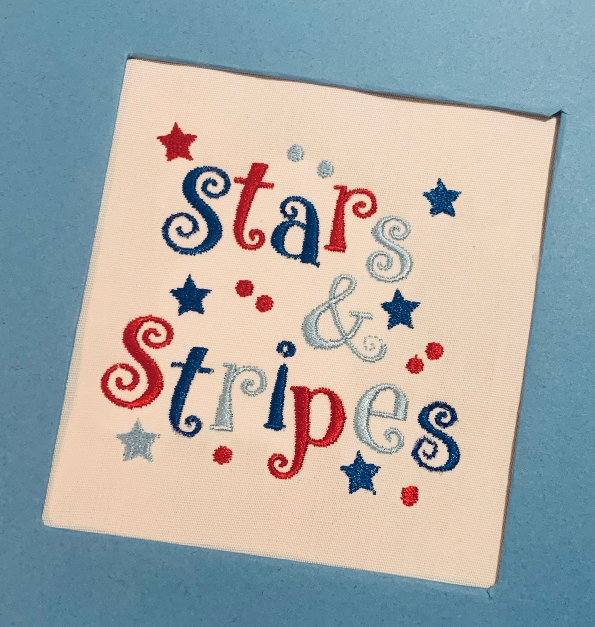 Stars and Stripes Embroidery Design,Stars and Stripes Embroidery,Patriotic embroidery