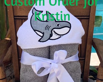 Pedido personalizado para Kristin