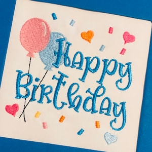 Happy Birthday Embroidery Design,happy birthday embroidery