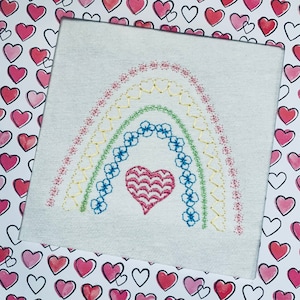 Boho Rainbow Sketch Embroidery Design,Boho Rainbow sketch Design,boho rainbow embroidery,boho rainbow embroidery,rainbow embroidery,rainbow