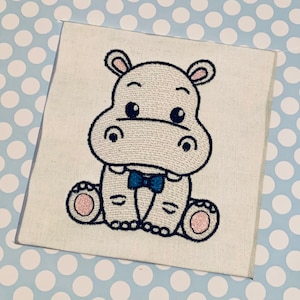 Baby hippo boy sketch embroidery,baby hippo boy embroidery design,baby hippo embroidery,boy hippo embroidery design,baby hippo design