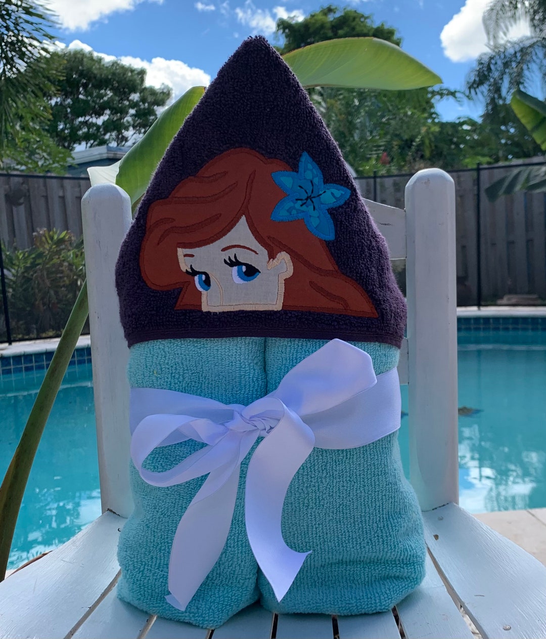 Mermaid Hooded Towel Etsy