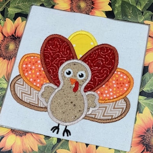 Turkey Applique Design,Turkey Applique,Turkey Design,Thanksgiving applique design
