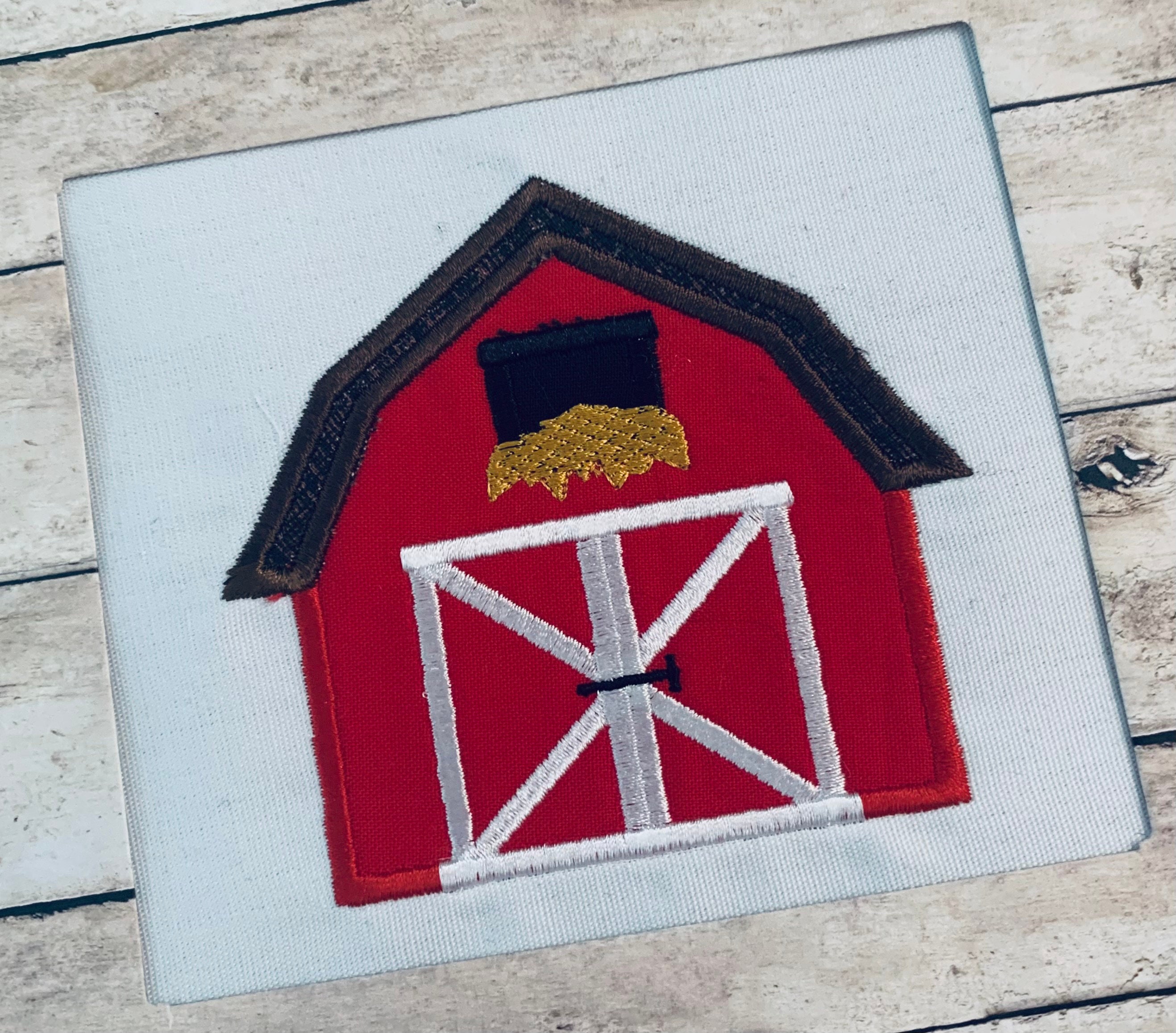 Barn Applique Design, Barn Applique, Barn Design, Barn Applique ...