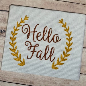 Hello Fall Embroidery Design,hello Fall Embroidery,hello fall design,fall embroidery,fall embroidery design,embroidery design