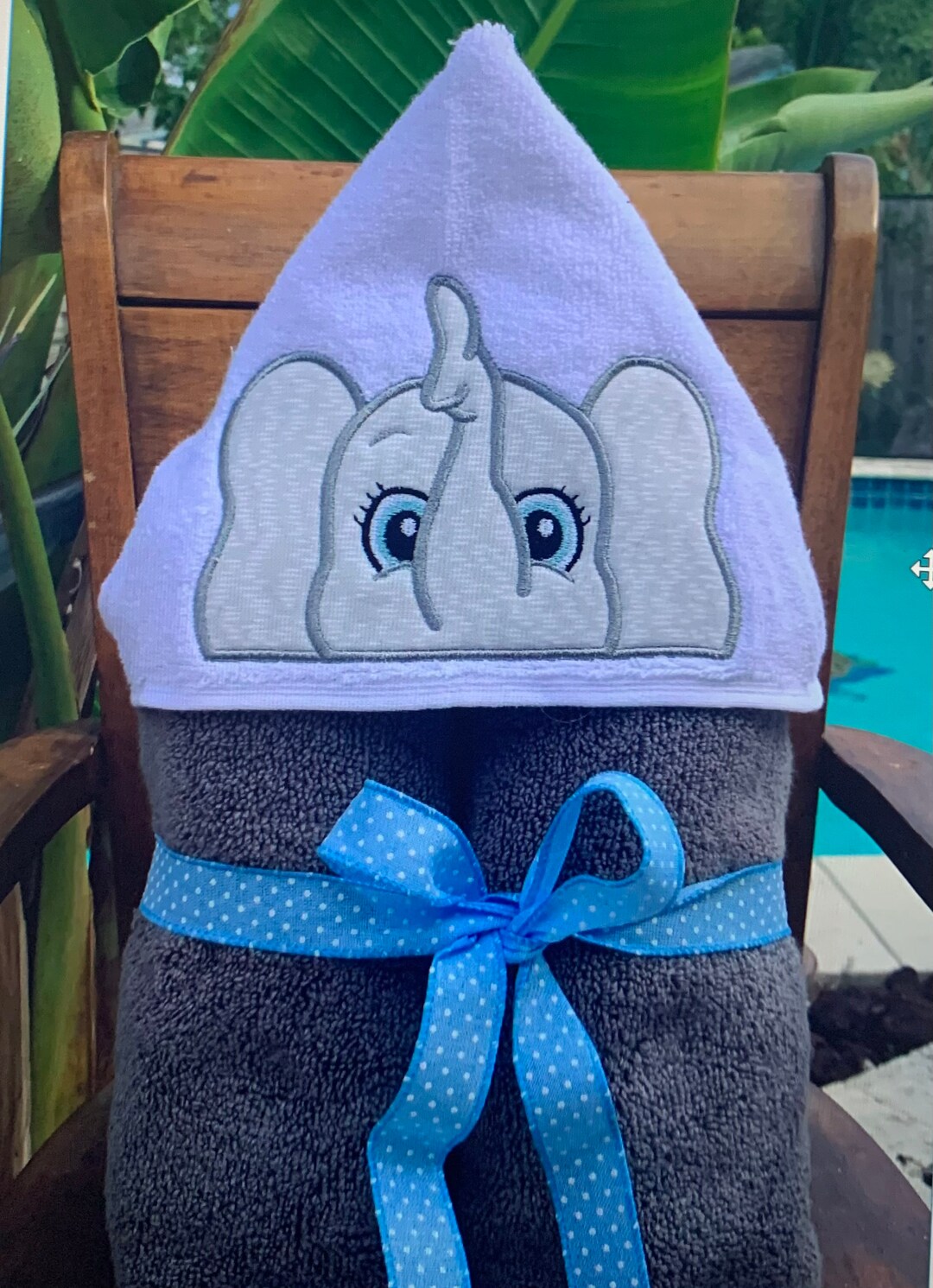 Elephant Hooded Towel main image 0