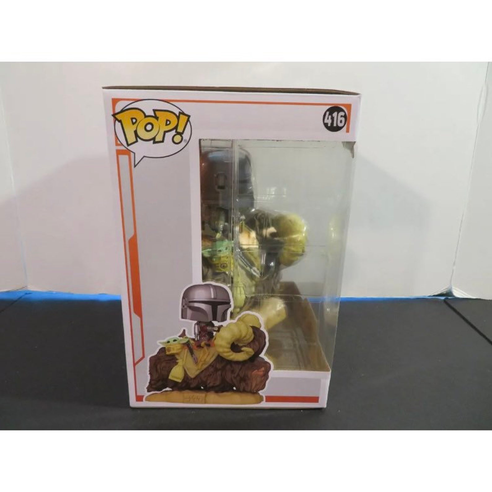 New Funko Pop the Mandalorian & the Child on Bantha 416 Star | Etsy