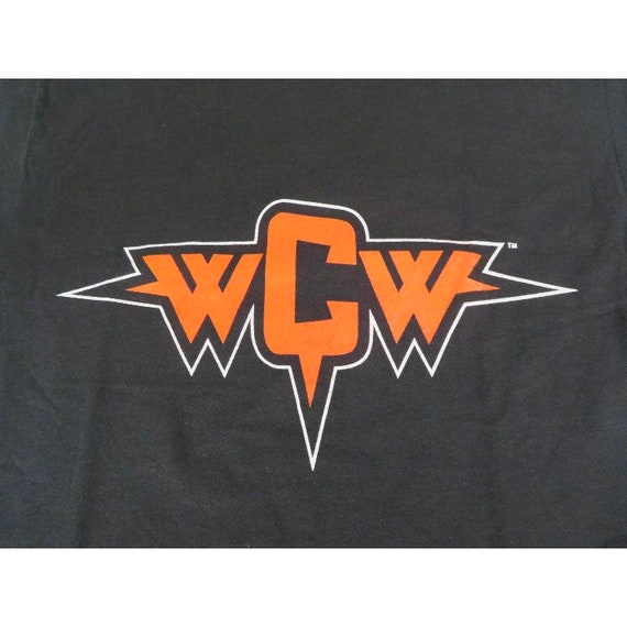 New W/o Tags Vintage 2001 WCW Logo 