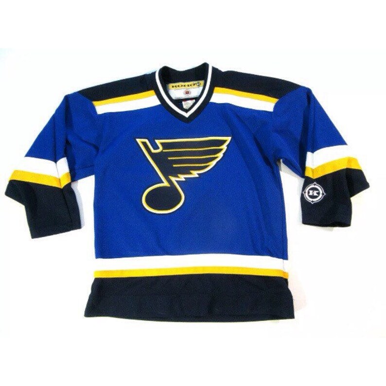 st louis blues yellow practice jersey
