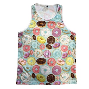 Men&#39;s Donut Running Singlet
