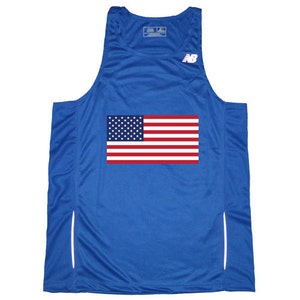 American Flag Men&#39;s Running Jersey