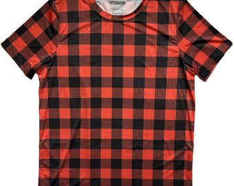 Camisa de correr de franela para hombre