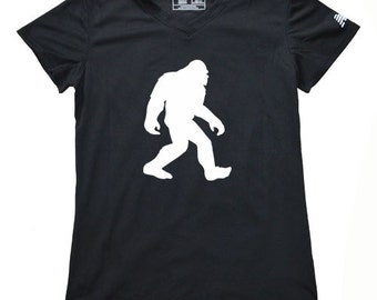 Bigfoot camiseta para correr para mujer