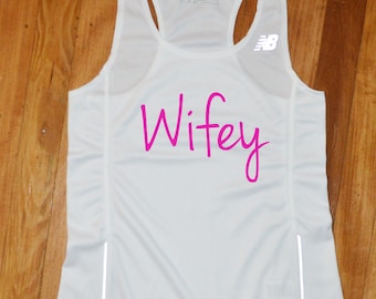 Camiseta de running Wifey - Camiseta de running Wifey - Camiseta de tirantes de running Wifey