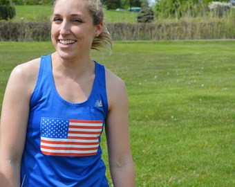 Bandera Americana Mujer Running Jersey