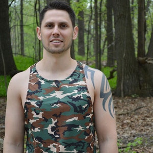 Camo Men&#39;s Running Jersey