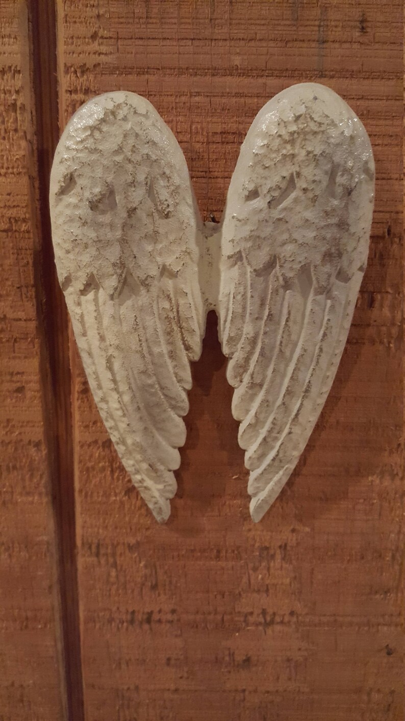 Cast Iron Angel Wings Angel Wings Angel Decor Religious Etsy