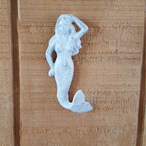 Cast Iron Mermaid Hook / Nautical Hook / Nautical Nursery / Island Decor / Beach Decor / Mermaid Decor / Beach house Decor / Mermaid