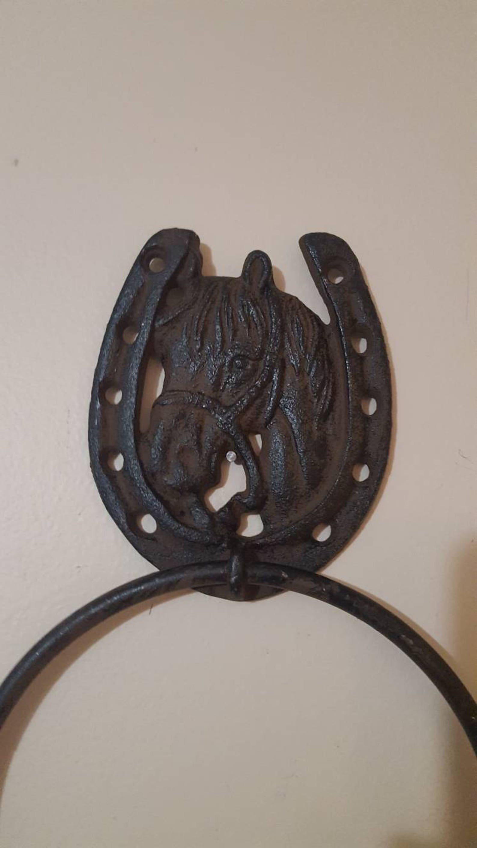 Horse Towel Ring Towel Holder Horse Decor Towel Ring Farm Etsy