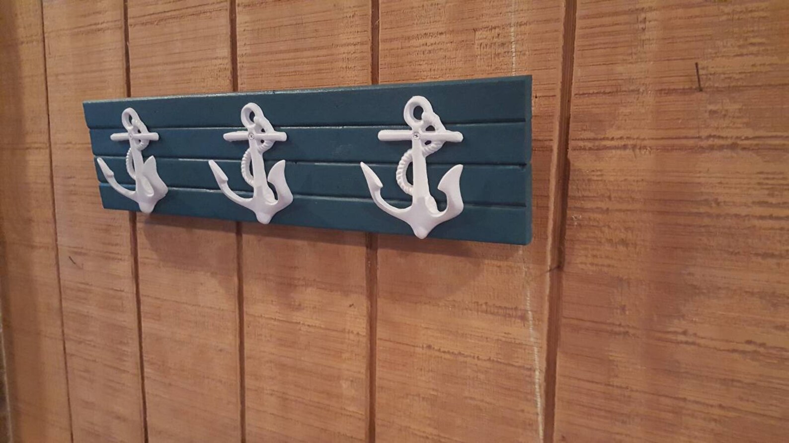 Anchor Coat Rack / Nautical Nursery / Nautical Bathroom / Lake Etsy