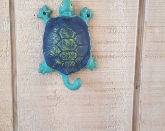 Turtle Hook - Nautical Hook - Nursery Hook - Turtle Decor - Towel Hook - Woodland Hook - Woodland Nursery Decor - Hooks - Ocean - Beach