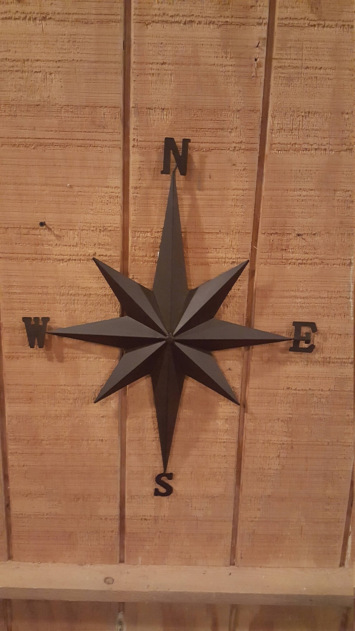 Compass Rose Metal Compass Rose Compass Rose Wall Hanging Etsy