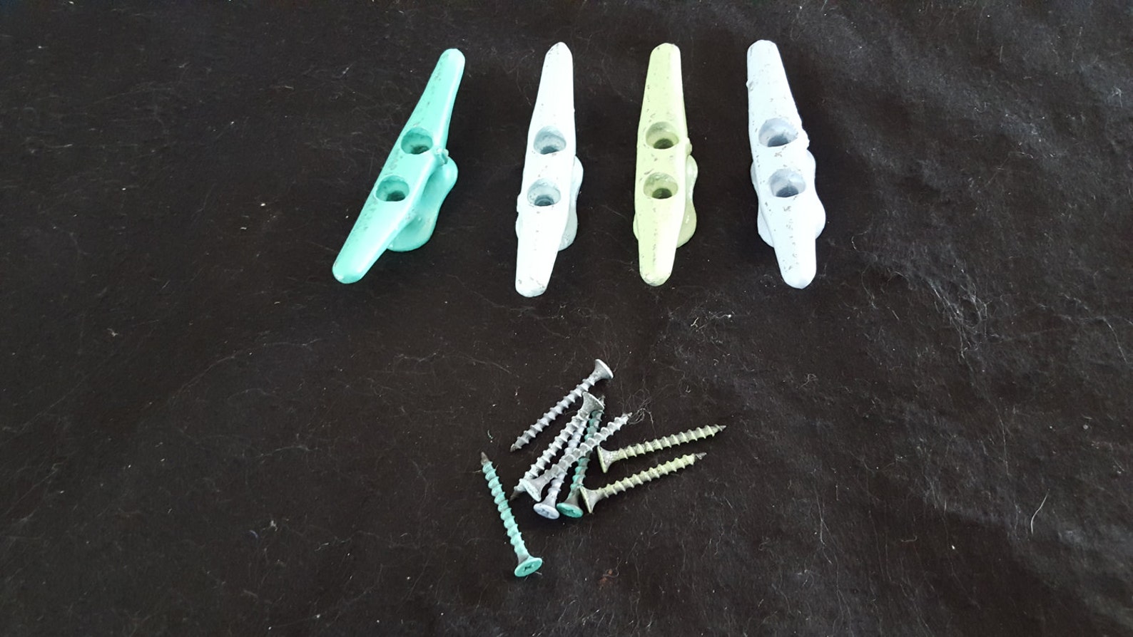 TWO 4 Distressed Boat Cleats Drawer Pull Dock Cleat Etsy