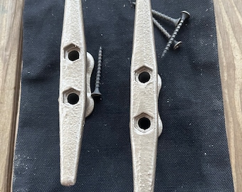 6" Boat Cleats (Set of 2): Nautical Decor Drawer Pulls & Curtain Tie Backs