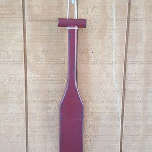 Wooden Oar: Nautical Coastal Wall Art, 24&quot; Beach Decor