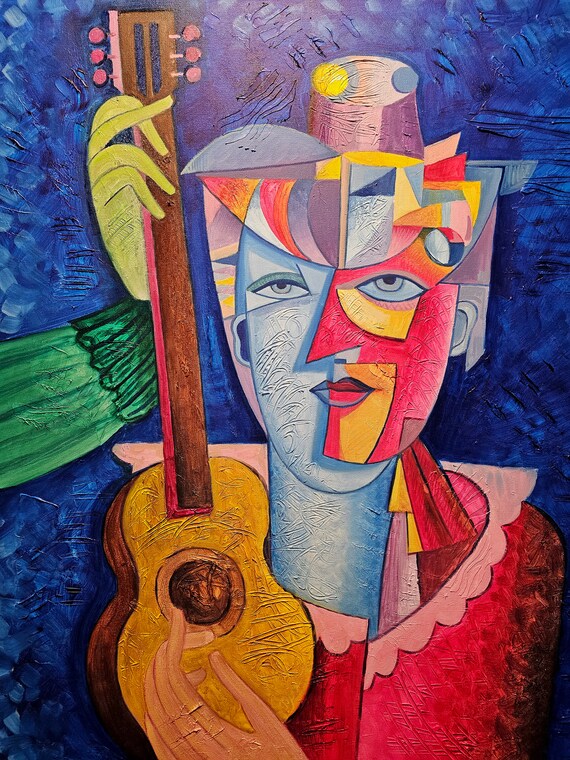 Large Artwork Oil on Canvas Free Shipping 