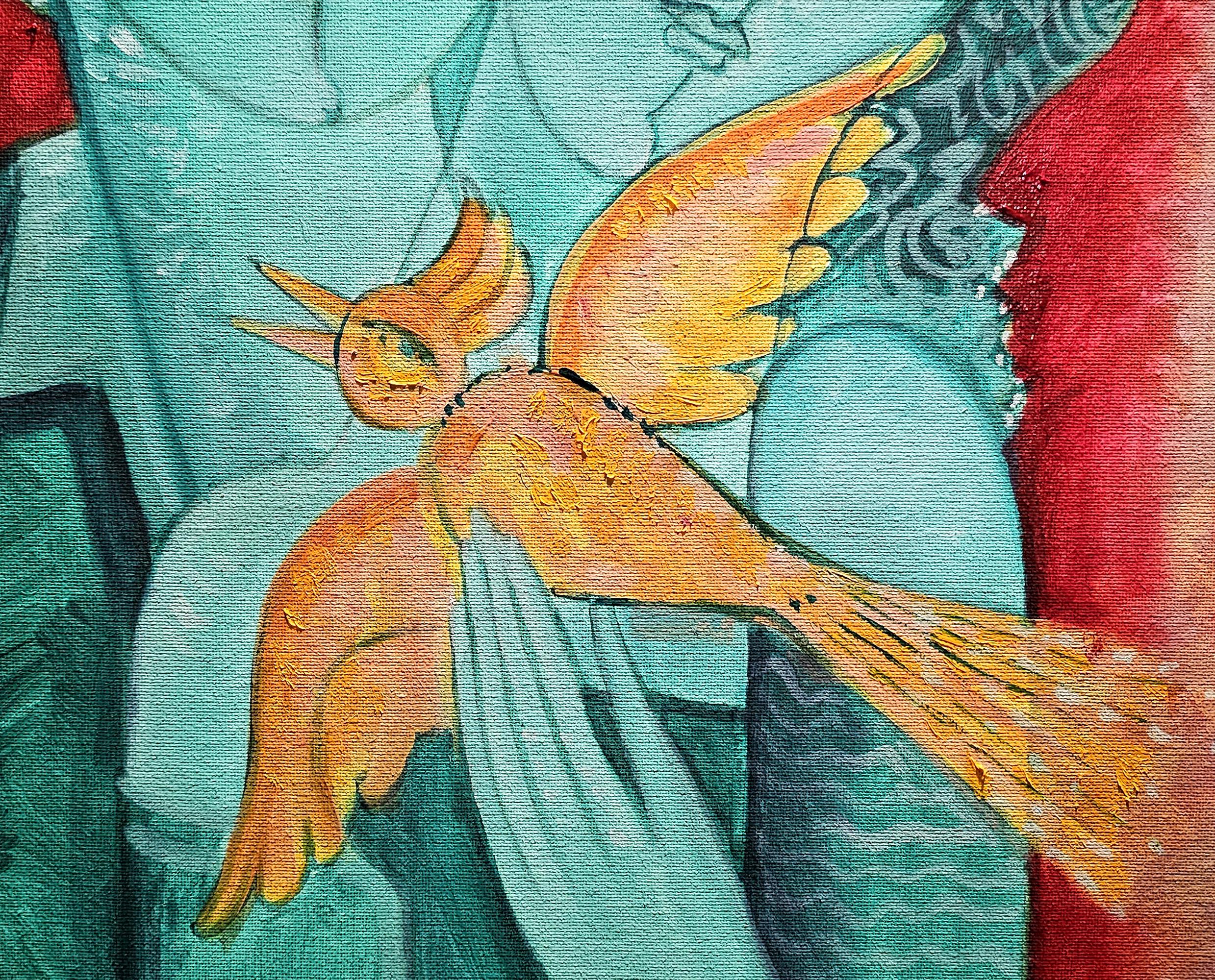キュビスム風油絵0001 キュビスム風油絵：「夢の歌」ピカソ風アート（20×16インチ） - Etsy 日本