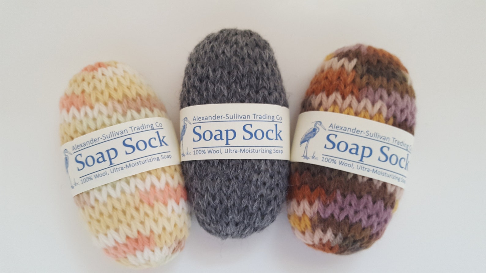 Soap Socks 3 pack 100 Wool Felting Soap Socks Harvest Etsy