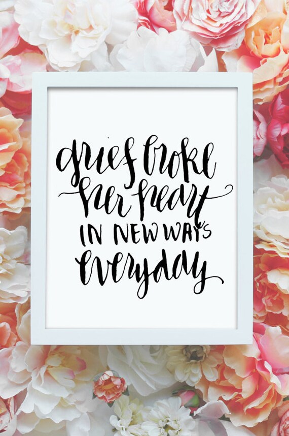 Items similar to Grief quote, pregnancy loss, infant loss, loss quote
