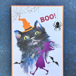 Carte d'Halloween Mon-Chan