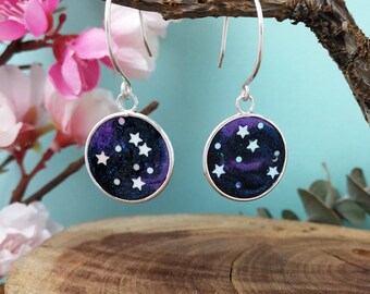 Women ship within 12hrs Handcrafted Sterling Silver Two Tone Cherry Blossom Stud Earrings for Girls Women ship within 12hrs Handcrafted Sterling Silver Two Tone Cherry Blossom Stud Earrings for Girls