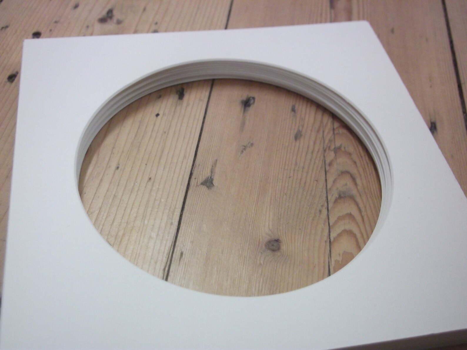 Circular mount round mat circle aperture aperture cards Etsy