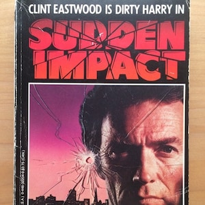 Sudden Impact | Clint Eastwood as Dirty Harry Callahan book | good reading condition | movie and TV prop, free shipping in the U.S.
