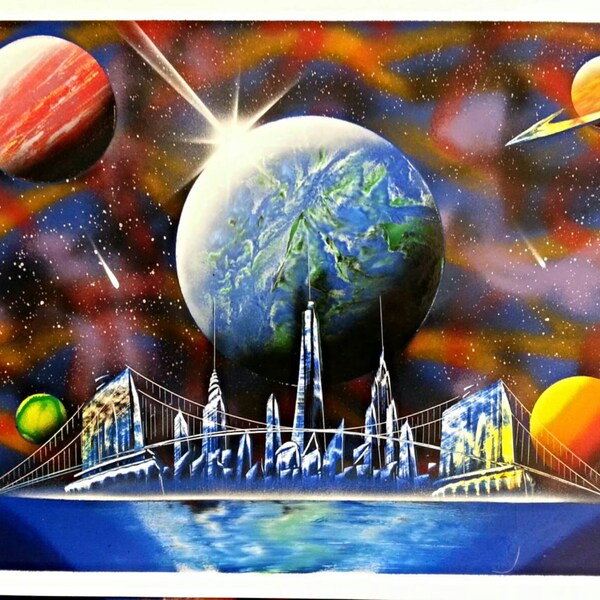 Spray Paint Art Etsy