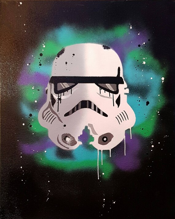 star wars spray paint art