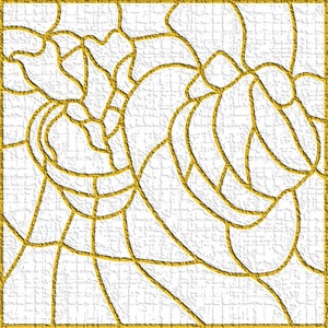 Rug tufting pattern, Garden Hat, digital download image 2