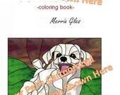 Customized coloring book with story line and flip book all contained in one book