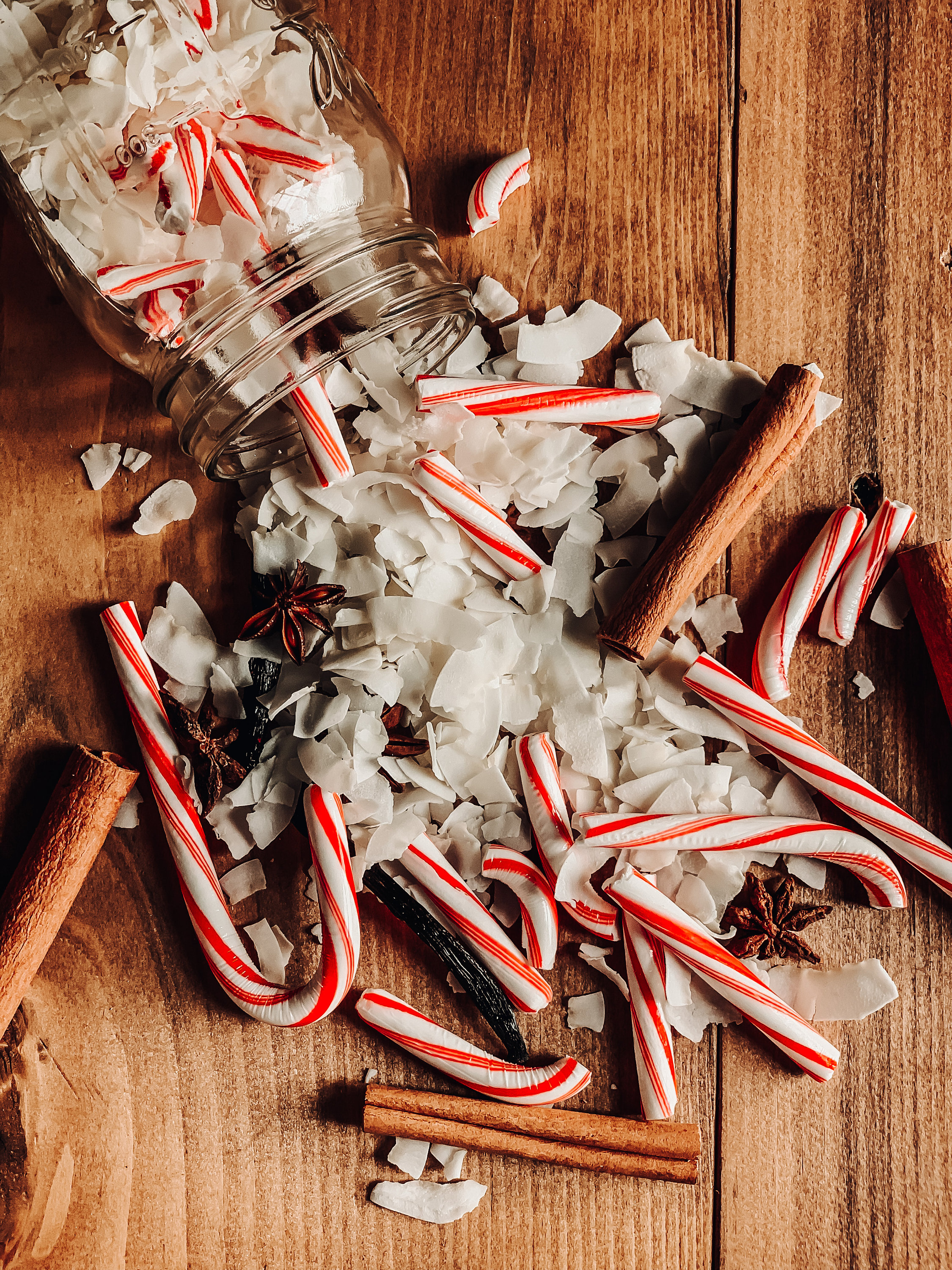 canne en bonbon | pot-pourri sur la cuisinière cadeau de vacances rustique marmite mijoteuse pour elle ferme hiver bonbons père noël cadeau