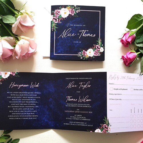 Sage Wedding Invitations Greenery Wreath Wedding Invite Etsy UK