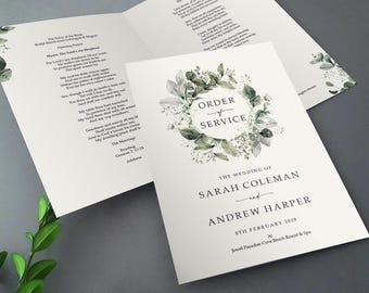 Order of service