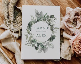 Baby's Breath Wedding Invitation Set or Evening Invitation, Reception Invites Including Envelopes, A6 Flat Card Wedding Invites - Gypsophila