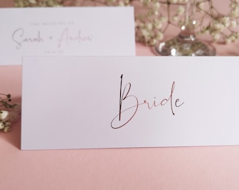 Script Place Cards |  Wedding Place Settings | Any Colour Font | Name Tags | Name Place Cards | Guest Name Printing Included