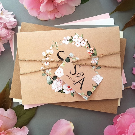 Invitaciones De Boda Con Aire Rústico - Woman