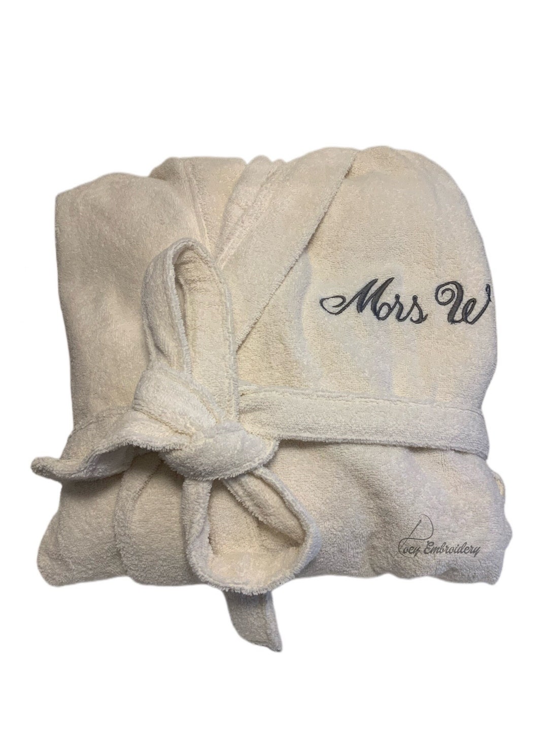 Personalised Embroidered Ladies/mens Towelling Robe Bathrobe Etsy Australia