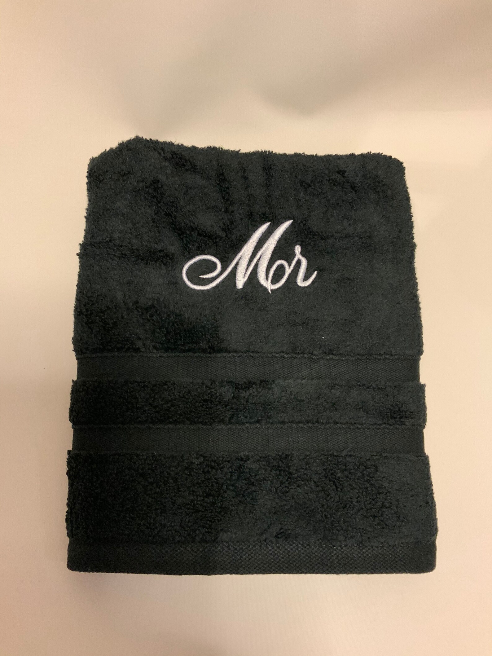 Personalised Mr & Mrs Hand Towel Set Engagement Wedding Etsy UK
