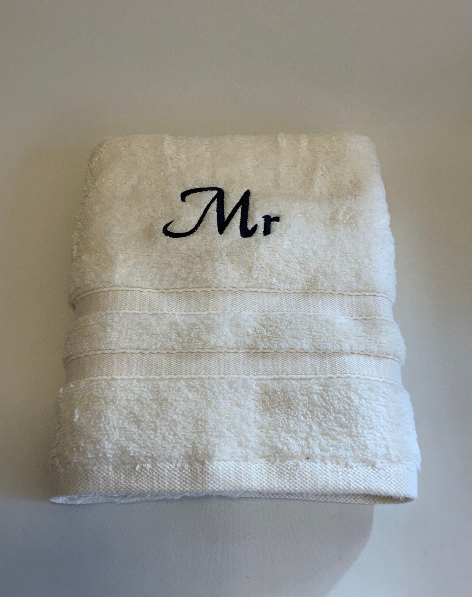 Personalised Mr & Mrs Hand Towel Set Engagement Wedding Etsy UK